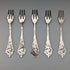 1948 Made in Sweden 830 Silver Angel Decoration Desert Fork x5 GEWE